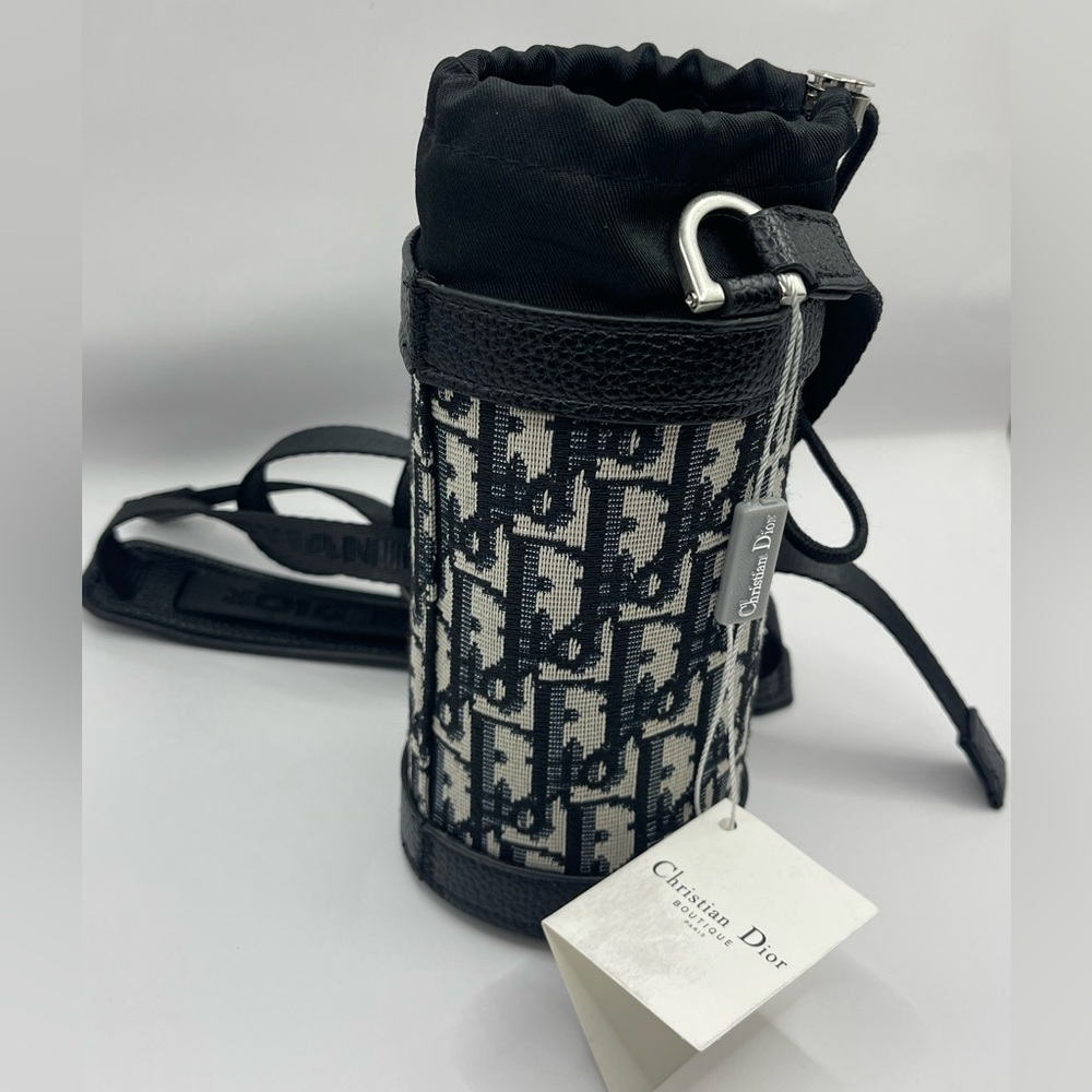 Dior Black Water Bottle Tumbler Black Holder Limited VIP Gift Novelty GWP - Picture 7 of 8